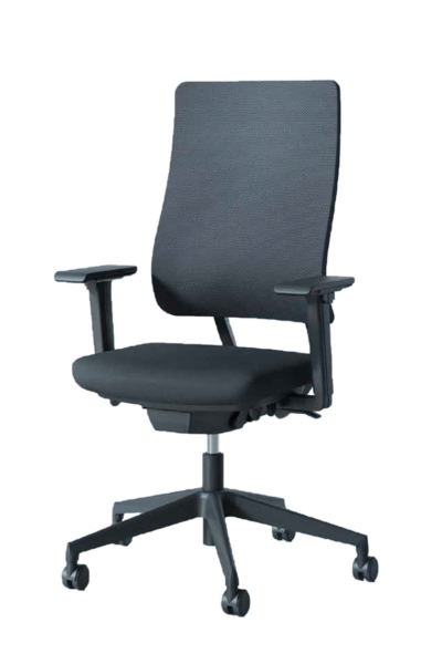 Bürostuhl Viasit Newback All-Black Aktion ergonomisch